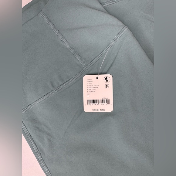 NWT Free People FP Movement Never Better High Rise Leggings Eucalyptus Size L - Picture 5 of 9